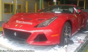 Ferrari’s One-Off F12, the SP America, Spotted Undisguised