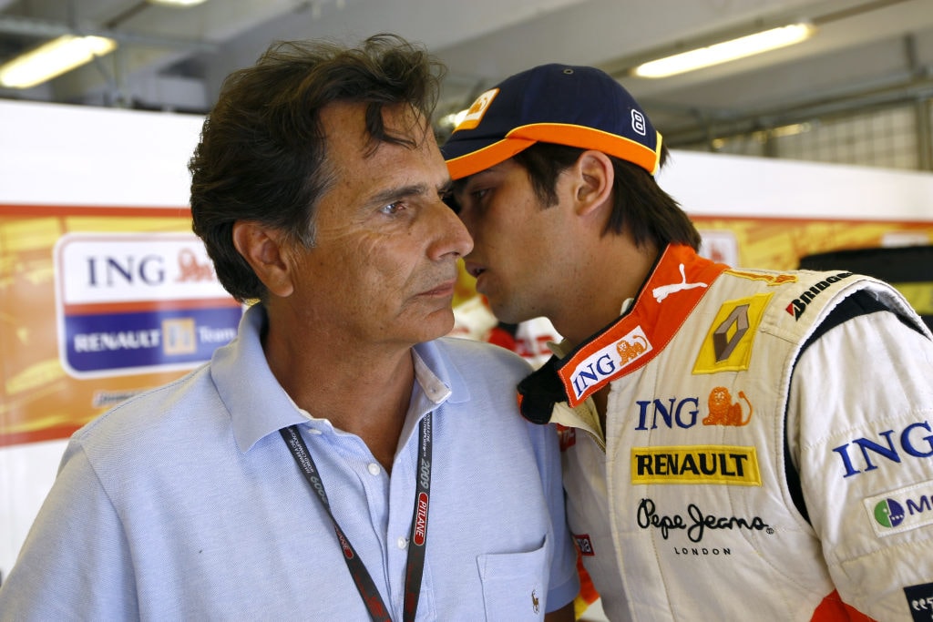 Nelson Piquet Senior and his son