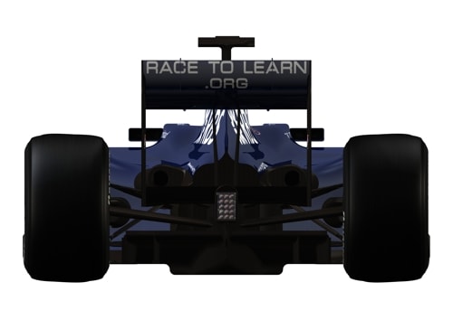 Rear view of the Williams FW31