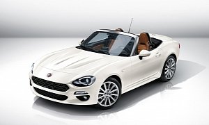Fiat 124 Spider for Europe Has Only 140 HP and a Manual Gearbox