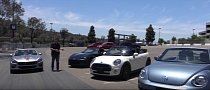 Fiat 124 Spider Takes on Mazda MX-5, MINI Cooper and VW Beetle Convertible