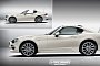 Fiat 124 Targa Rendering Is Inspired by the MX-5 RF