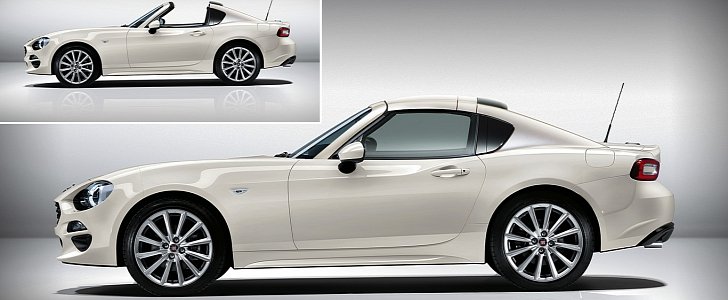 Fiat 124 Targa Rendering Is Inspired by the MX-5 RF