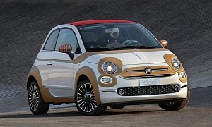 Fiat 500 Facelift is Dressed In Calfskin Leather for a Noble Cause