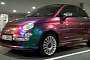 Fiat 500 Is a Chameleon at Dubai Mall