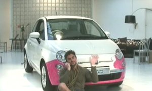 Fiat 500 Pink My Ride Record Attempt