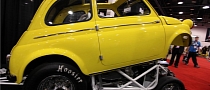 Fiat 500 - V8 Powered Dragster