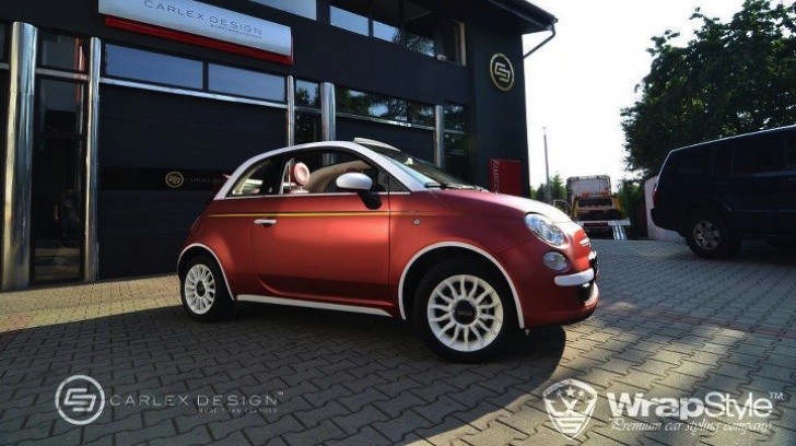 Fiat 500C by Wrapstyle and Carlex Design