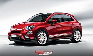 Fiat 500X Abarth Rendered: Juke Nismo Rival Planned?