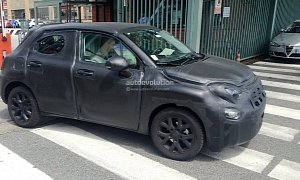 Fiat 500X Spied Roaming in Italy