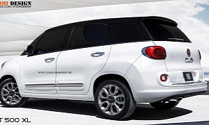 Fiat 500XL Rendering Gives Us an Extra Large View