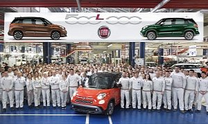 Fiat Announces The Production Of The 500,000th 500L At Kragujevac In Serbia