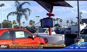 Fiat Introducing Solar Charging Station for EVs in San Diego