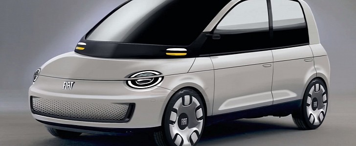 Fiat Multipla Electric Concept rendering by SRK Design