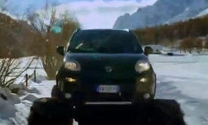 Fiat Panda Monster Truck Explained - Stars in Italian Ad