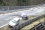 Fiat Punto Takes Out VW Golf in Brutal Quad-Impact Nurburgring Crash