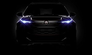 Fiat Reveals Toro Sports Utility Pickup Teaser Photo: Large Grille and Angry Headlights