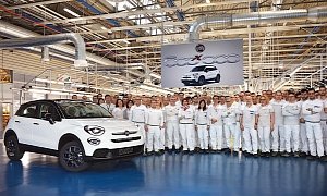 Fiat Rolls Out Half a Million 500X SUVs in Five Years of Production