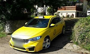 Fiat Taxi Gets BMW M3 Bumper in Turkey, Looks Like the Missing Link