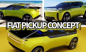 Fiat Unveils Five New Concepts, Including a Pickup That Makes the Cybertruck Look Dull