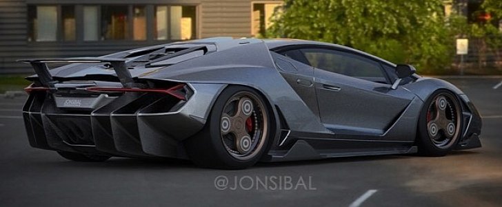 Fidget Spinner Car Wheels? This Lamborghini Rendering Could Be the Beginning