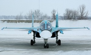 Fierce SU-34 Bombers Ready for Intense Training During the Infamous Russian Winter