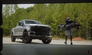 Fiery PGA Pro Golfer Uses His 2021 Roush Super Duty for Both Work and Summer Fun