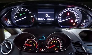 Fiesta ST200 vs. Peugeot 208 GTi Acceleration Test Shows Little Guys Can Punch