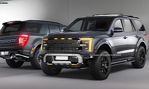 Fifth-Gen 2025 Ford Expedition R Gets Its Hypothetical Raw Design Revealed Early