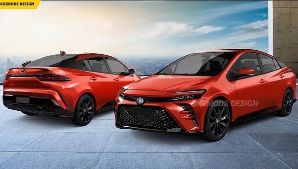 Toyota Prius CGI new generation by Digimods DESIGN 