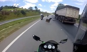 Final Destination-Like Bike Crash Miraculously Leaves the Rider in One Piece <span>· Video</span>