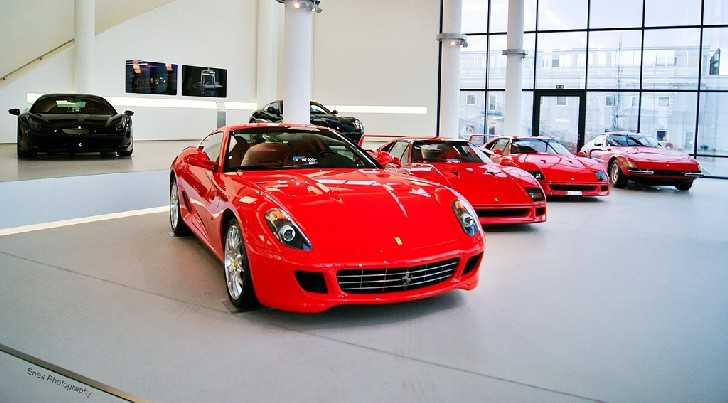 Ferrari dealership in Italy