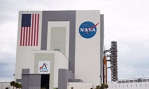 Fire Alarm Rings in NASA Vehicle Assembly Building After the Artemis I Rocket Gets There