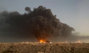 Fire Breaks Out at Oil Depot Close to Jeddah F1 Circuit