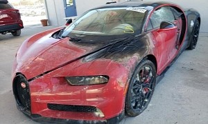 Fire-Damaged 2019 Bugatti Chiron Could Be Most Affordable Chiron Ever