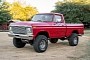 Fire Engine Red 1979 Ford F-150 Custom 4x4 Shows Off 35” Tires, 6” Lift Kit
