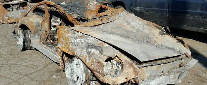 Fire-Killed Porsche 911