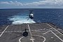 Fire Scout Helicopter Drone Flies Alongside MH-60S Seahawk, More Duets to Follow