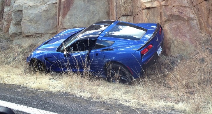 2014 Corvette crash