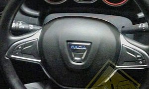 First 2017 Dacia Duster Photo Shows New Steering Wheel Design