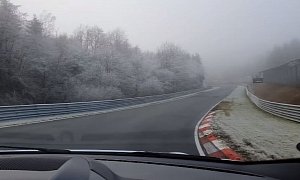 First 2020 Nurburgring Lap Is Winter Wonderland, New World Rallycross Course Too