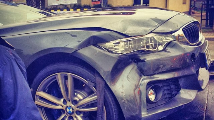 BMW 4 Series Coupe Crashed in Poland