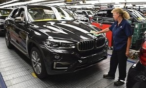 First BMW F16 X6 Rolls Off the Assembly Lines in South Carolina