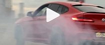 First BMW X4 M Donuts Filmed in Russia, Obviously