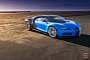 First Bugatti Chiron Gets Vossen Forged Wheels