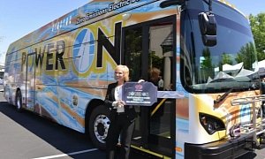First California-Made BYD Electric Bus Unveiled