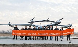First Chinese “Prosperity” Electric Air Taxi Delivered to an Operator in Japan