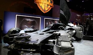 First Close-Up Pictures of Batman v Superman: Dawn of Justice Batmobile