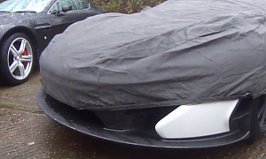 First Damaged McLaren P1 Hiding Under a Cover