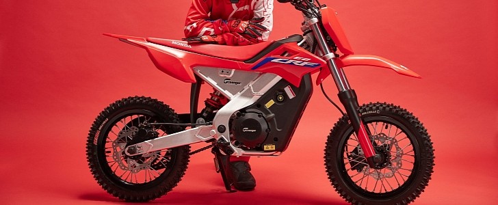 Honda-licensed CRF-E2 electric motorcycle for kids 